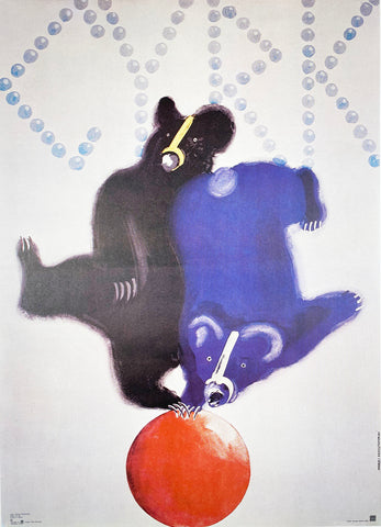 CYRK - Vintage Polish Poster 1979 by Krzysztoforski