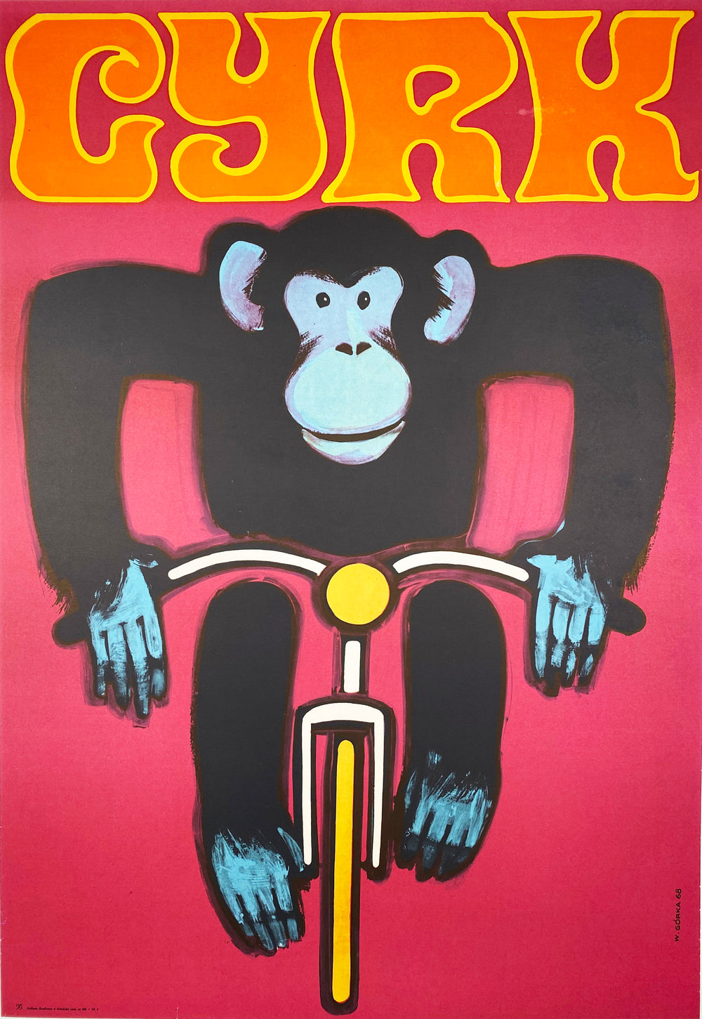CYRK - Vintage Polish Poster by Gorka 1968