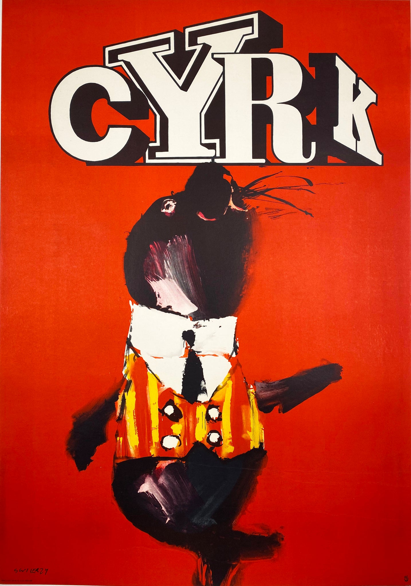 CYRK - Vintage Polish Poster 1965 by Swierzy