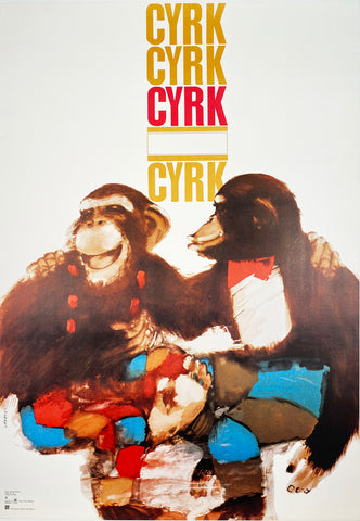 CYRK - Vintage Polish Poster 1979 by Urbaniec