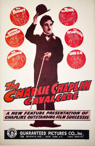 The Charlie Chaplin Cavalcade - Vintage Film poster - 1958