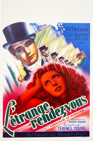 Corridor of Horrors - Vintage Belgian Film poster - 1948
