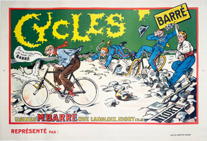 Cycles Barré - Vintage French poster - Artist Unknown - 1910