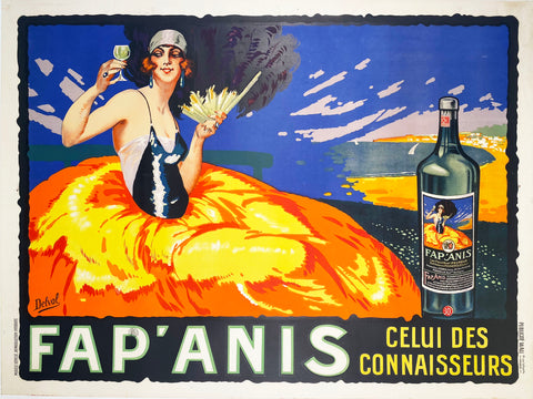 Fap'Anis - Vintage French Aperitif Poster 1935 by Delval