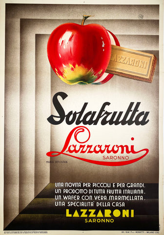 Lazzaroni - Vintage Italian poster 1933
