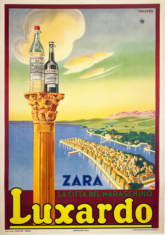 Luxardo Zara - Vintage Italian poster 1939 by Raverta