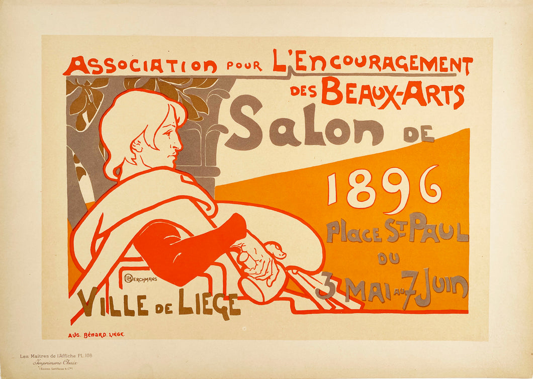 Salon De 1896 - Maitres De L'Affiche Plate #108 - 1898