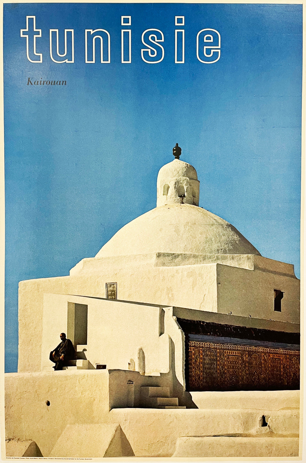 Vintage Travel Poster - Kairouan, Tunisie